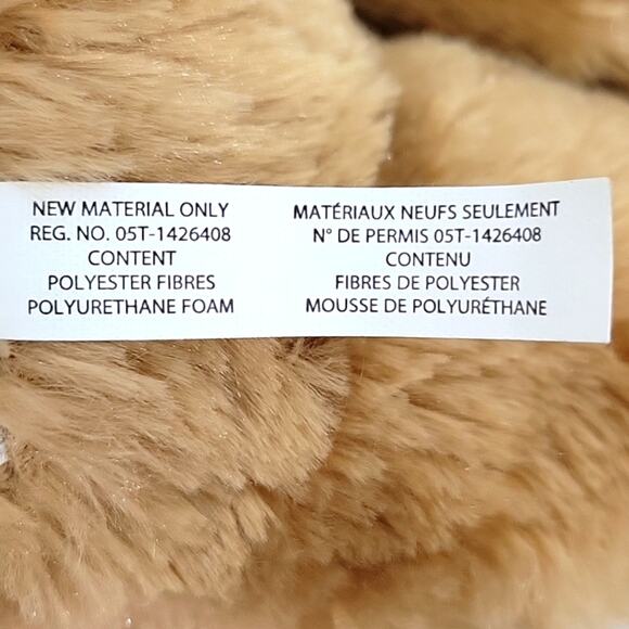 Build A Bear Happy Birthday Bear Light Brown w/Blue Paws and the B-A-B Logo - Picture 11 of 12